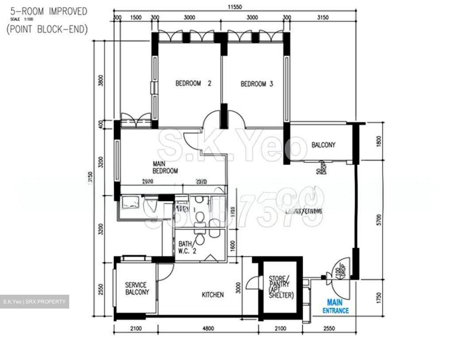 Blk 966 Hougang Avenue 9 (Hougang), HDB 5 Rooms #636377811